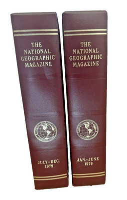 1979 Complete year National Geographic incl. attached record and 2 Slipcases
