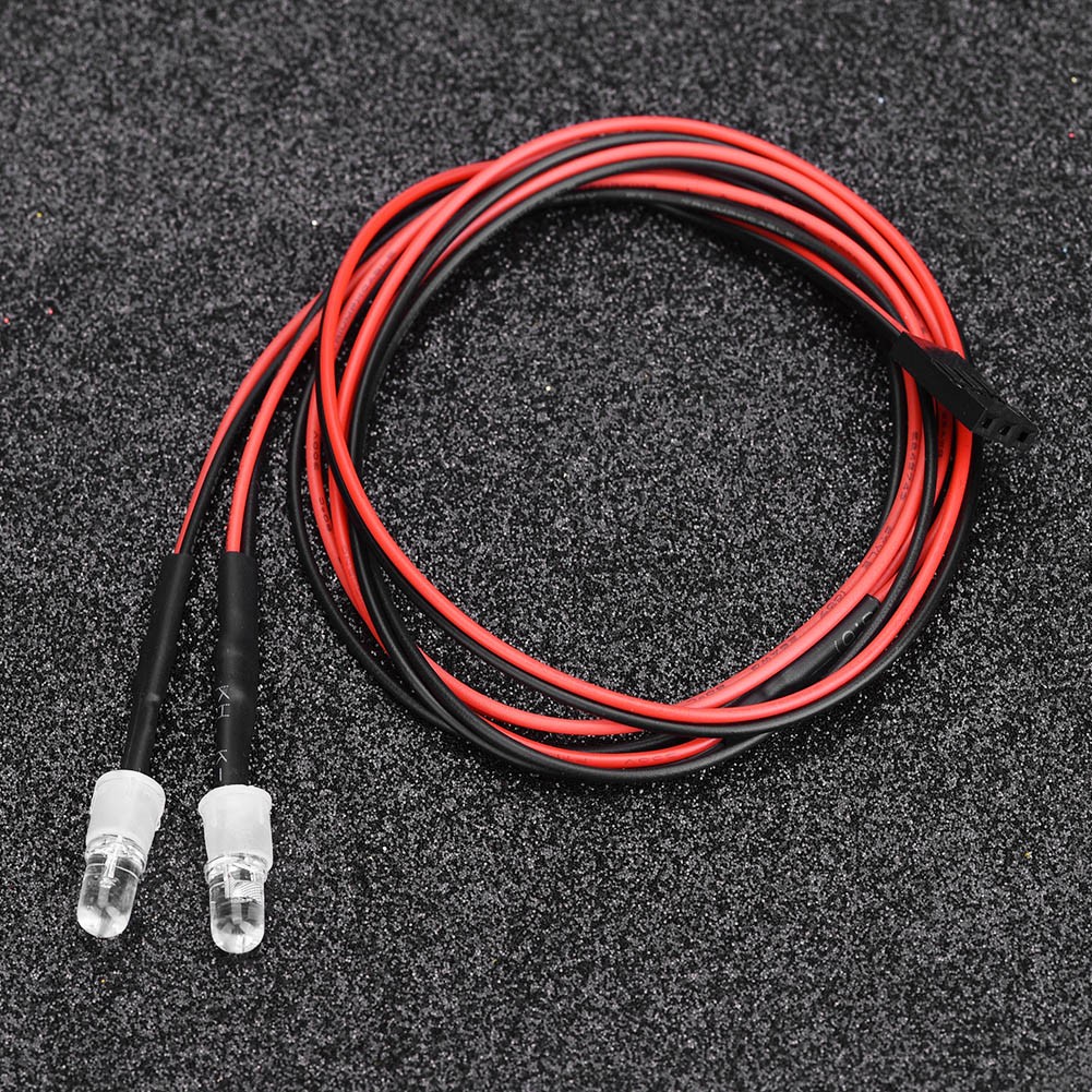 2PCS 5mm Headlights RC Accessory LED Lights For 1/10 M Drift Car Vehicle LW