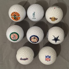 Vintage Golf Ball Lot Of 8 Never Used