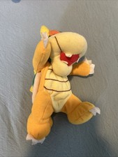 Bowser Plush N64 Era 7  ToySite BD A wear, no tag, cut tush tab, READ 
