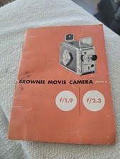 Brownie Movie Camera Model 2 Eastman Kodak Company Owner's Manual