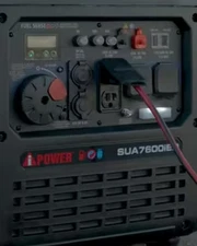 A-iPower 7,600W Portable Dual Fuel Inverter Generator, Electric Start, CO Sensor