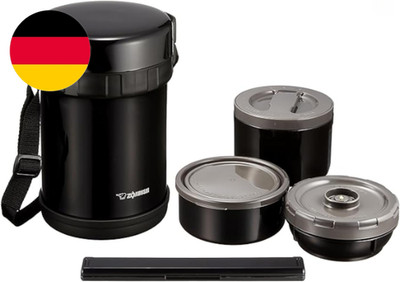 Zojirushi Thermo-Brotdose, Edelstahl Lunchbox Bento Bako | SL-GH18-BA