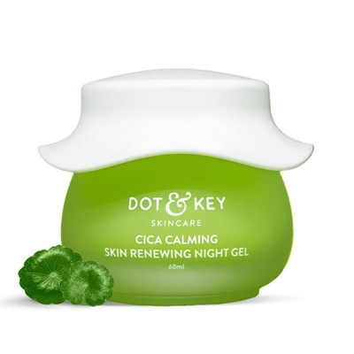 Dot & Key CICA Calming Skin Renewing Night Gel I Green Tea I 60ML I FREE SHIP