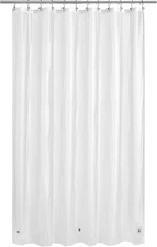 Mrs Awesome 72X96 X-Long Frosted Shower Curtain Liner with Magnets, Extra Long P