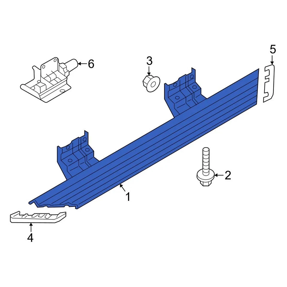 For Ford Transit-150 2019-2024 Ford KK4Z16450BB Right Running Board Foto 2 de 2
