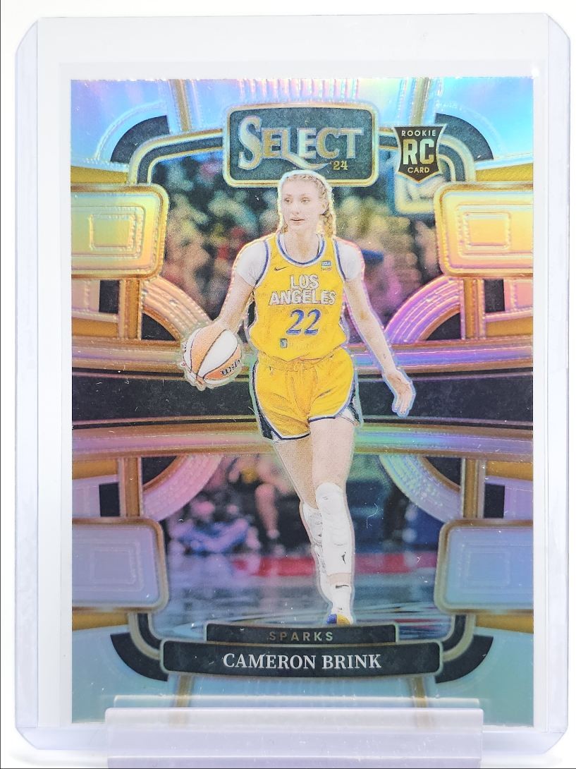 CAMERON BRINK 2024-25 SELECT WNBA CONCOURSE ROOKIE SILVER PRIZM J RC Q3704
