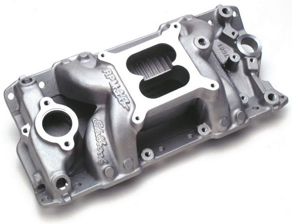 Edelbrock EDE7501 Dual Plane Aluminum Intake Manifold fits Small Block Chevy  - Image 4 of 4