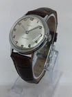 VINTAGE 1968 Timex Sprite 30mm M24 Caliber Manual Wind Leather Strap Watch