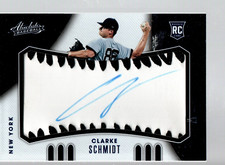 2021 Absolute Rookie Baseball Material Signatures Black #133 Clarke Schmidt 5/60