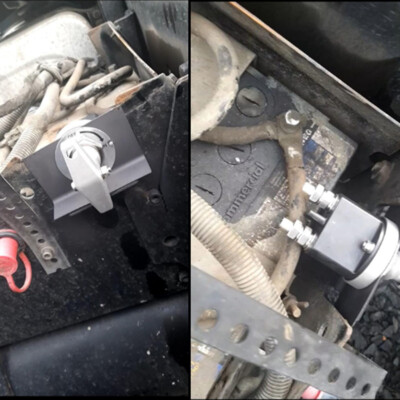 High Current Disconnect 500A High Current Battery Disconnect Switch - 12-36V With Lock-Out Plate Marine Battery Kill Switch - Foto 4