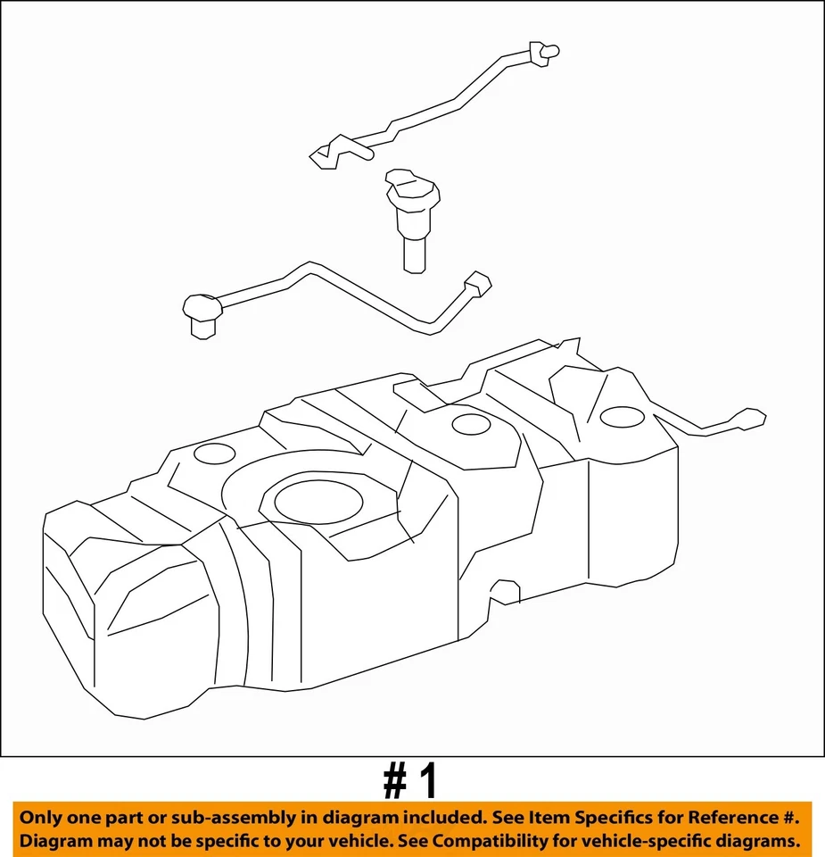 Tanque de combustible OEM 2009 2010 2011 2012 2013 Toyota Tundra Foto 4 de 4