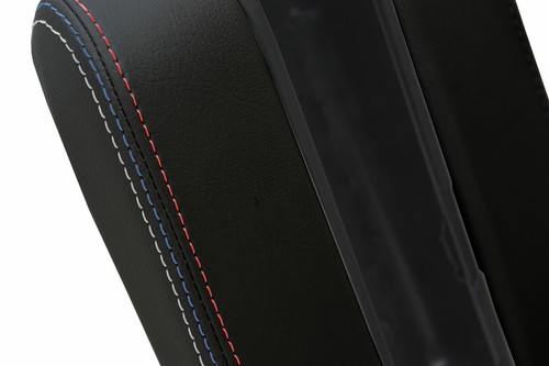 Center Console Lid Armrest Leather Cover for BMW E39 97-03 M Type Stitch - Picture 5 of 8