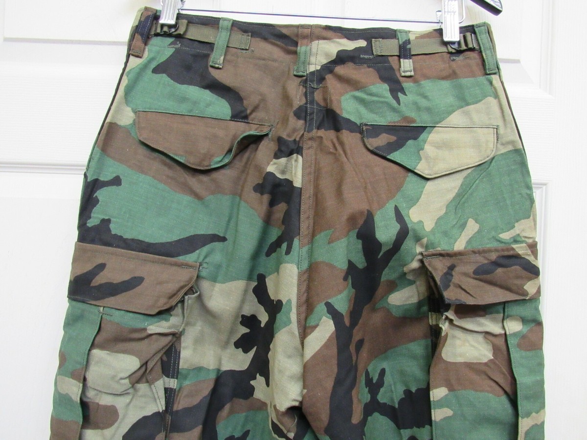 US GI M65 Woodland Camo Field Pants Trousers Talon Zipper
