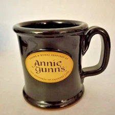 Annie Gunn's Coffee Cup Sunset Hill Stoneware USA Quality Ad Art VTG Country
