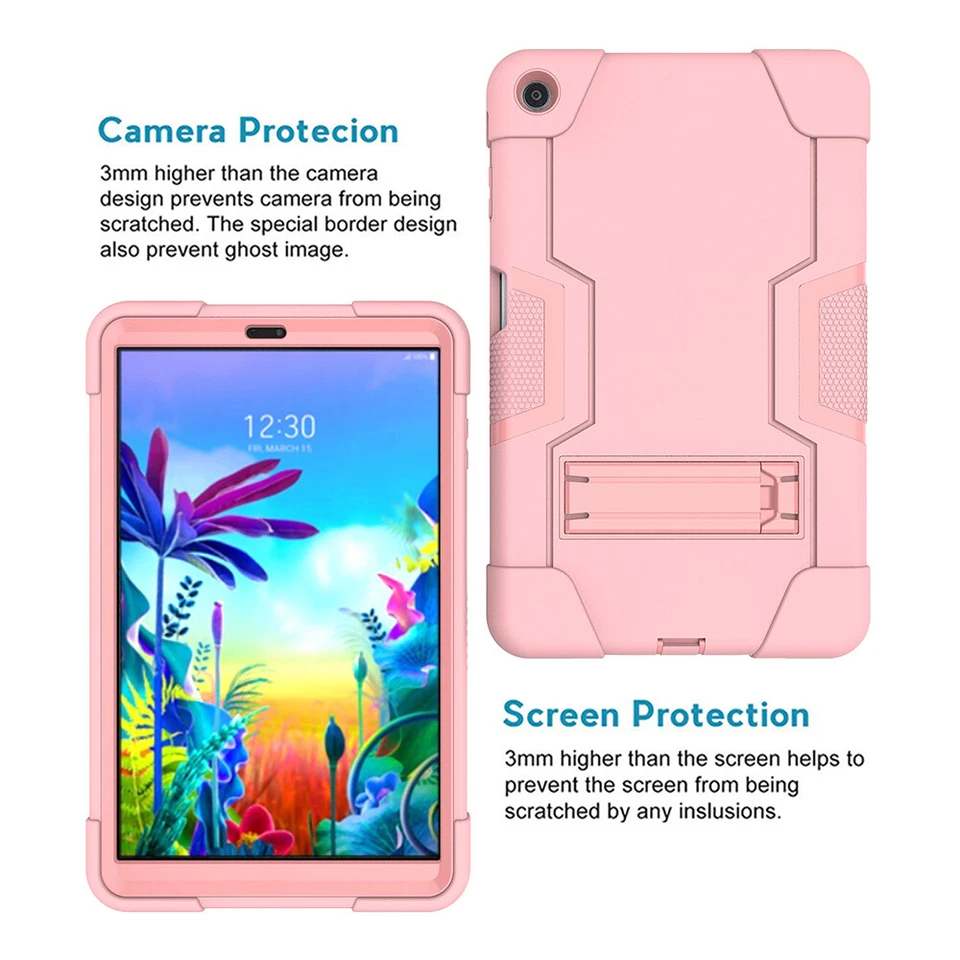 For LG G Pad 5 2019 10.1 inch Case Shockproof Sturdy Soft Silicone Cover Case - Image 3 of 4