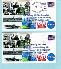 2 Space covers 60th anniversary John Glenn 
