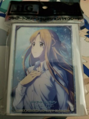 Asuna Sword Art Online SAO Anime Card Sleeves *NEW* 75ct | eBay
