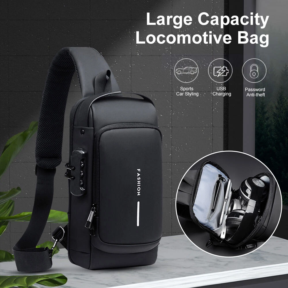 Men's chest pack crossbody bag cheap