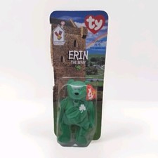 Vintage 1999 Erin The Bear Ty Beanie Babies McDonalds Happy Meal *New* *Sealed*
