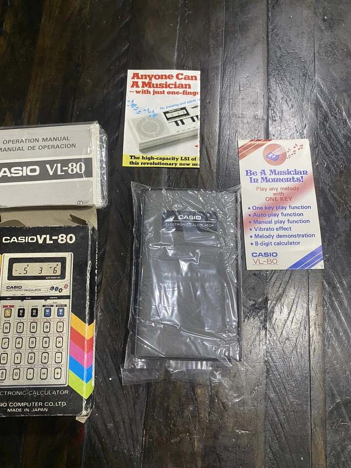 Casio VL-80 calculadora y sintetizador - De colección y raro Foto 4 de 4