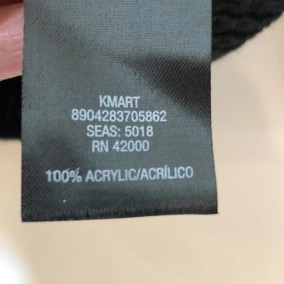 Nuevo con etiquetas Suéter Pullover Attention Mujer Negro Punto Abierto Cuello en V M MEDIANO Foto 3 de 4