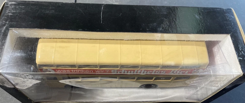 Minichamps Schultheiss Bier Bussing D2U Double Decker Bus 1/43 NEW Model - Image 2 of 4