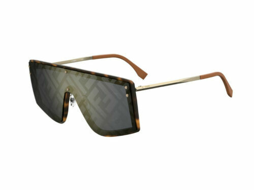 NEW FENDI SUNGLASSES FF 0129/S 29A-EU SHINY BLACK/ GRAY  display picture 1