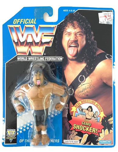 Samu of the Head Shrinkers WWF Wrestling 1993 Hasb...