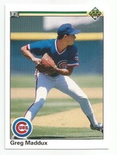 GREG MADDUX 1990 UPPER DECK CARD FLAWLESS CONDITION