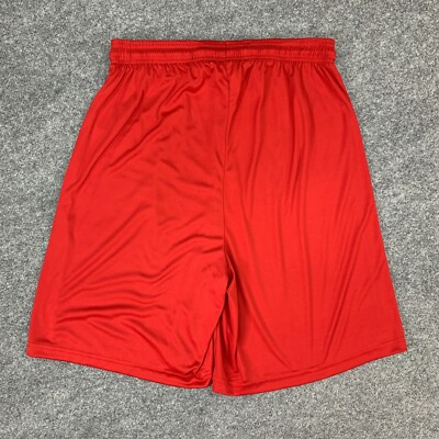 Champro Basketball Shorts Mens L Large Red Pull On Moisture