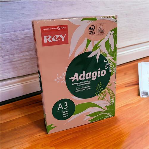 REY Adagio Coloured Paper A3 A4 80/120/160gsm Blue Red Green Yellow ...