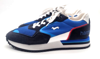 HARMONT & BLAIN MEN'S SNEAKERS SHOES ROYAL BLUE ARTICLE EFM241.050.6250