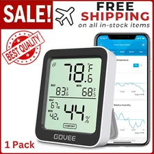 Govee Thermometer Hygrometer, Accurate Indoor Temperature Humidity Sensor