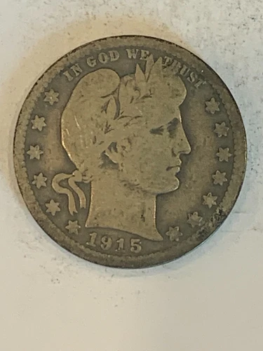 1915 s Barber Quarter