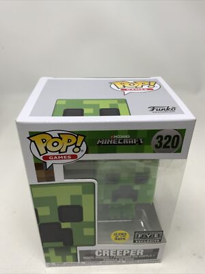 Funko Pop! Games Minecraft Creeper (Glow) FYE Exclusive Figure