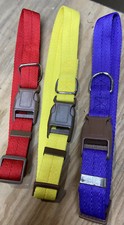 Soft And Colorful Dog Collar- Red Size Medium