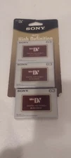 SONY Mini DV 63 ME HDV Digital Cassette Tape 3pack MADE in JAPAN
