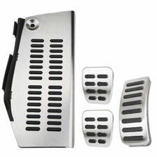 Pedale + Fußstütze HAND- SCHALTUNG Silber für VW Golf 4 IV MK4 Bora New Beetle