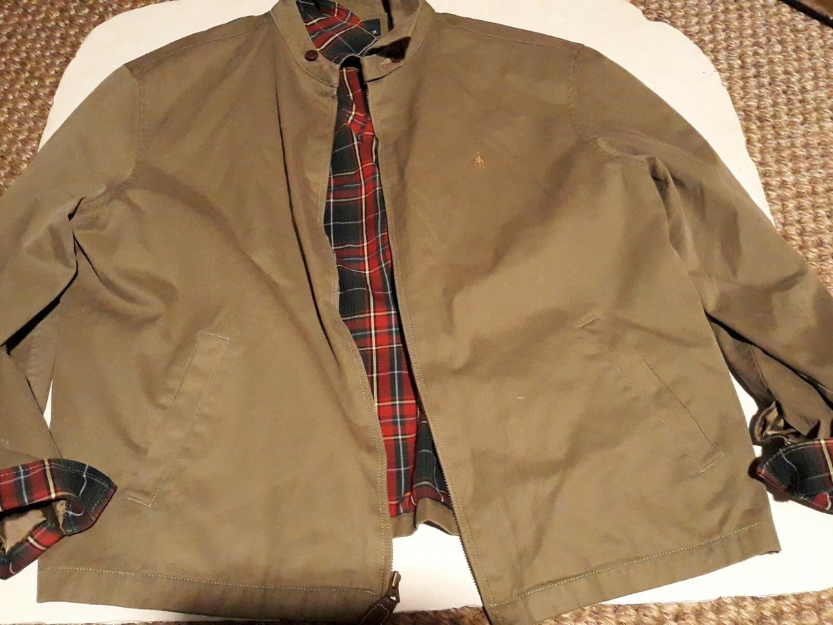 Polo Ralph Lauren Plaid lined Harrington-Baracuta Jacket Polo Ralph Lauren Plaid lined Harrington-Baracuta Jacket