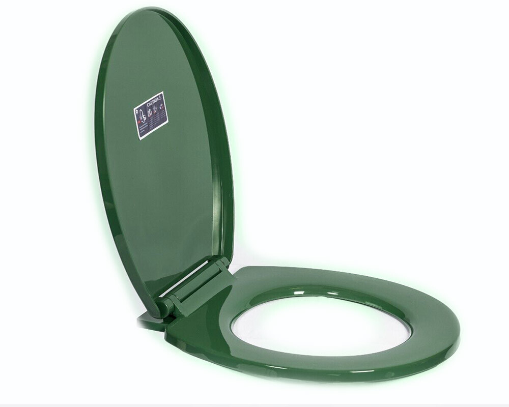 Anti Slam Soft Close Toilet Seat Coloured Oval Shaped WC Fit Standard