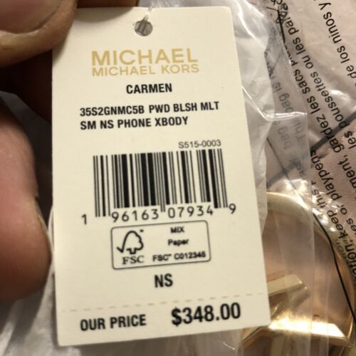 Michael Kors Carmen Small Logo Smartphone Crossbody Bag For Sale Online Ebay