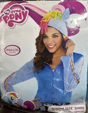 My Little Pony Rainbow Dash Hoodie Halloween Costume Cosplay Adult L/XL
