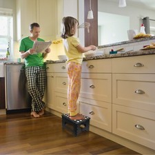 NEW FOLDING HANDY STEP STOOL BATHROOM 130KG HANDLE STORAGE COLLAPSIBLE MULTI USE