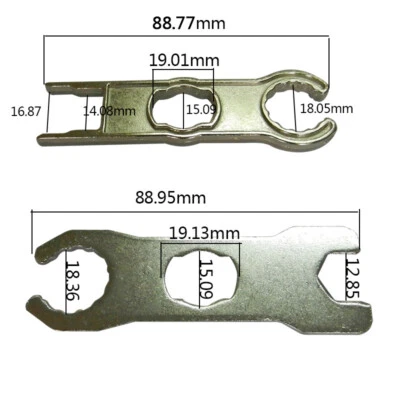MARKENLOS 2 Stück Metall Mc4 Stecker Werkzeug Schlüssel Pv Steckerkappe Montage Werkzeug