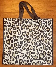 REUSABLE SHOPPING TRAVEL TOTE BAG LEOPARD PRINT ECO FRIENDLY Marshalls NEW