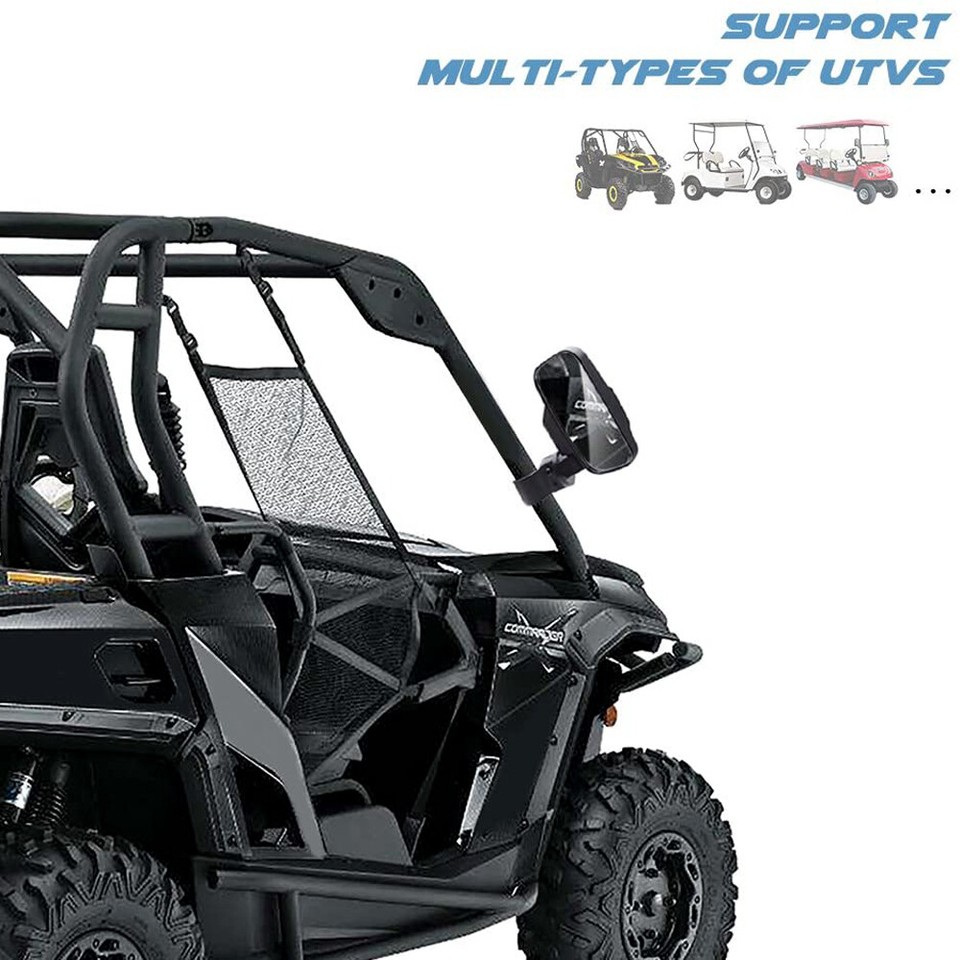 Can Am Commander Accessories 1.75" To 2" Breakaway Side Mirrors For Polaris Rzr Ranger Yamaha Yxz Utvs K 1167127 - Foto 4