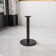 18'' Round Restaurant Dining Table Base with 3'' Dia Table Height Column