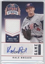 2015 Panini Stars and Stripes Game Gear Signatures 85/99 Kale Breaux Auto g6w