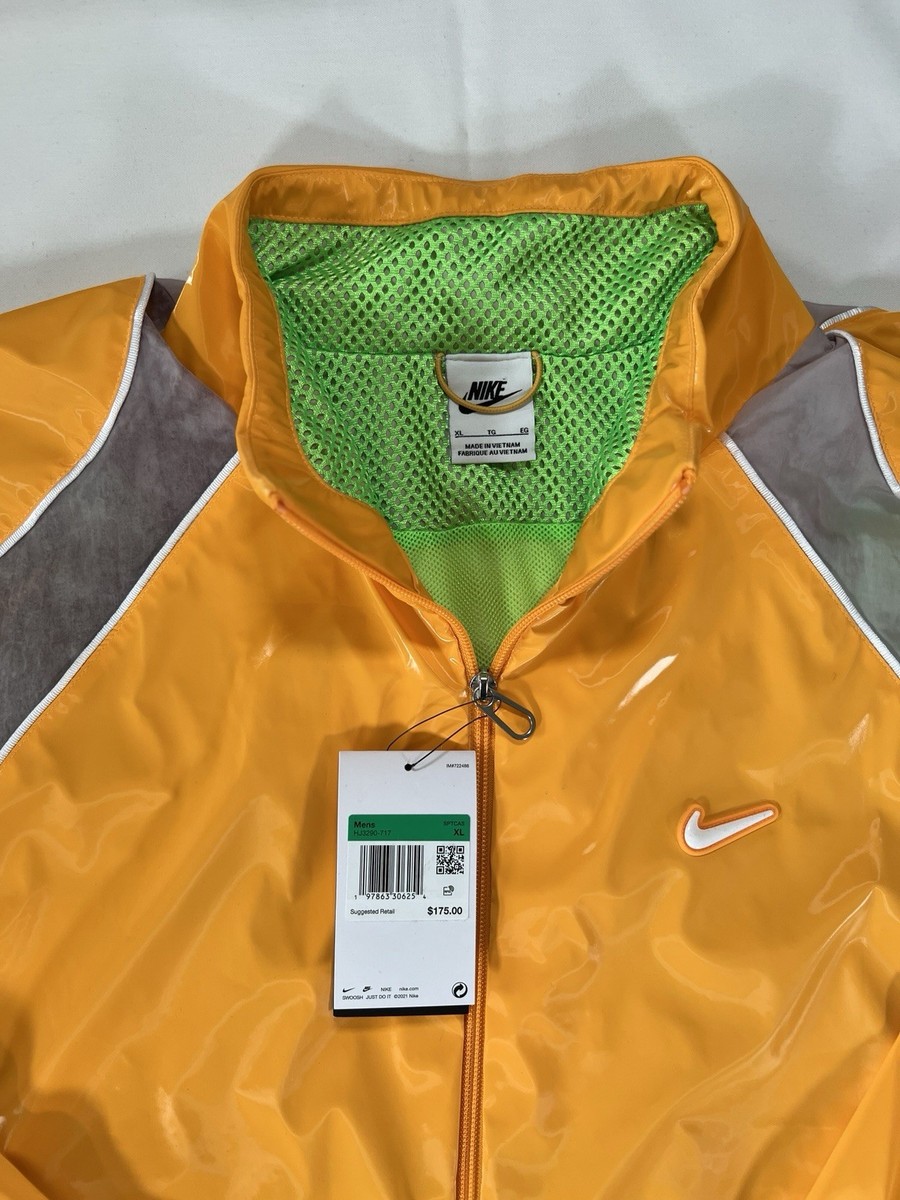 Nike Mens Project F.R.O.G. Track Jacket Orange HJ3290-717 Size XL